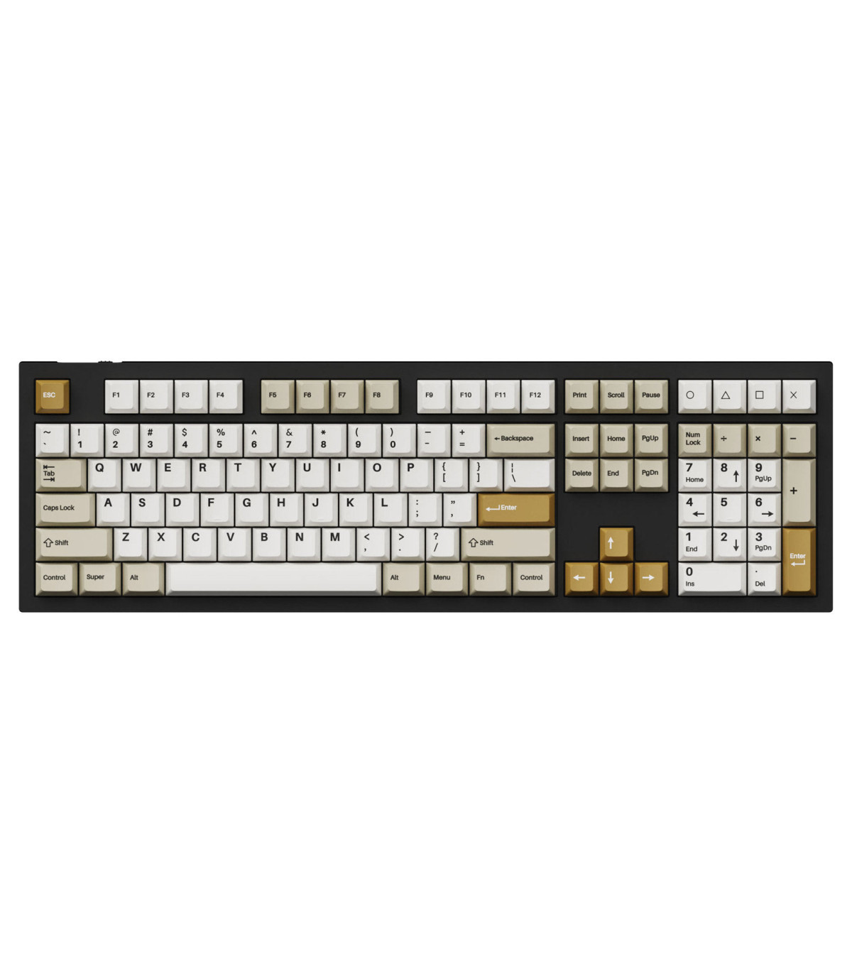 Keychron Abs Full Set Keycap Set Retro Color