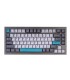 Keychron K2/Q1 PBT Grey White Keycaps Set (US)