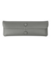 Pochette de voyage Cuir Saffiano Gris K7 / K7 Pro / K7 Max