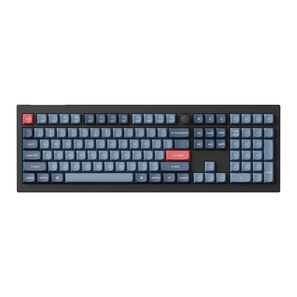 Keychron V6 Max Noir Brun Interrupteur (ANSI) avec Bouton