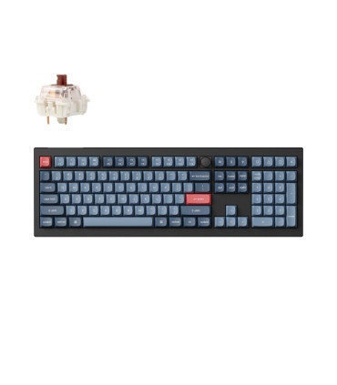 Keychron V6 Max Black Brown Switch (ANSI) w/Knob