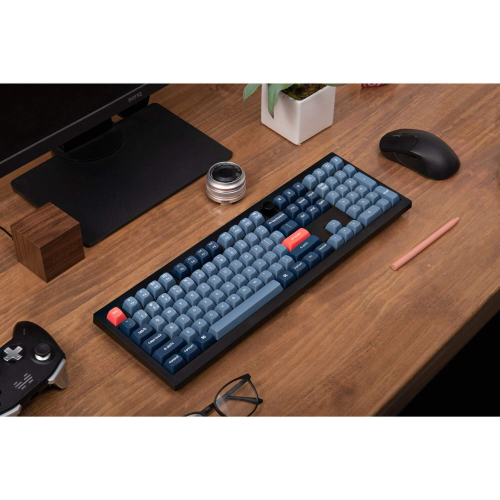 Keychron V6 Max Noir Brun Interrupteur (ANSI) avec Bouton