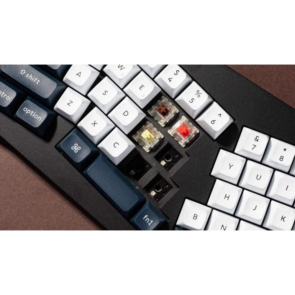 Keychron Q8 Max Noir Carbone QMK Rouge Interrupteur (ANSI) avec Bouton