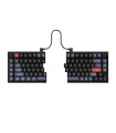 Keychron Q11 Noir de carbone (B) Interrupteur rouge QMK (ANSI) avec bouton