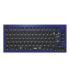 Keychron Q1 QMK Barebone ISO Navy Blue avec bouton