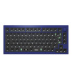 Keychron Q1 QMK Barebone ISO Navy Blue avec bouton