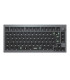 Keychron Q1 QMK Barebone ISO Carbon Black avec bouton