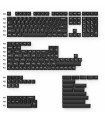 Keychron PBT White on Black Full Set Keycaps (US)