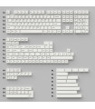 Keychron PBT Black on White Full Set Keycaps (US)
