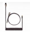 Keychron Custom Coiled Aviator Cable Grey