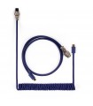 Keychron Custom Coiled Aviator Cable Blue