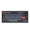 Keychron V1 Frosted Black Red Switch (US) avec bouton