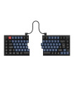 Keychron Q11 Commutateur rouge QMK noir carbone (ISO-CH) avec bouton