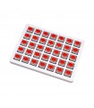 Gateron Ensemble de commutateurs à profil bas 35pcs / Set Red