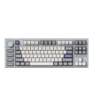 Keychron Q3 Pro SE Interrupteur QMK Brun Gris Argent (ANSI) avec Bouton