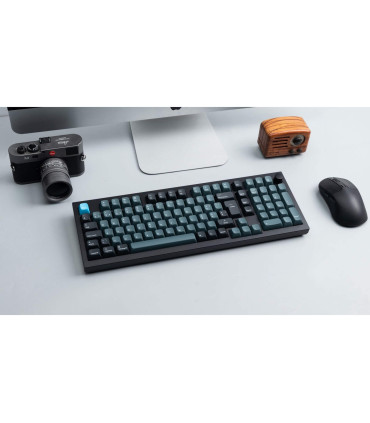 Keychron Q5 Pro Interrupteur banane QMK noir (ISO-CH) avec bouton