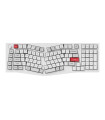 Keychron Q13 Pro Shell Blanc QMK Rouge Commutateur (ANSI) avec bouton