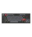 Keychron Commutateur Lemokey L3 Carbon Black QMK Red (ANSI) avec bouton